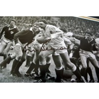 Bill Beaumont Signed Autograph 16x12 photo mount display England Rugby PROOF COA