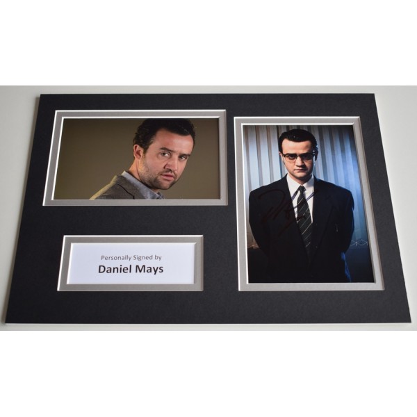 Daniel Mays Signed Autograph A4 photo display Ashes to Ashes   AFTAL & COA Memorabilia PERFECT GIFT