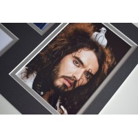 Russell Brand Signed Autograph A4 photo display Comedian TV Film AFTAL & COA Memorabilia PERFECT GIFT