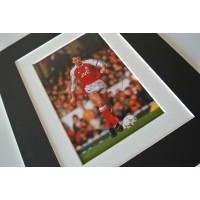 David O'Leary Signed Autograph 10x8 photo mount display Arsenal Football & COA  PERFECT GIFT
