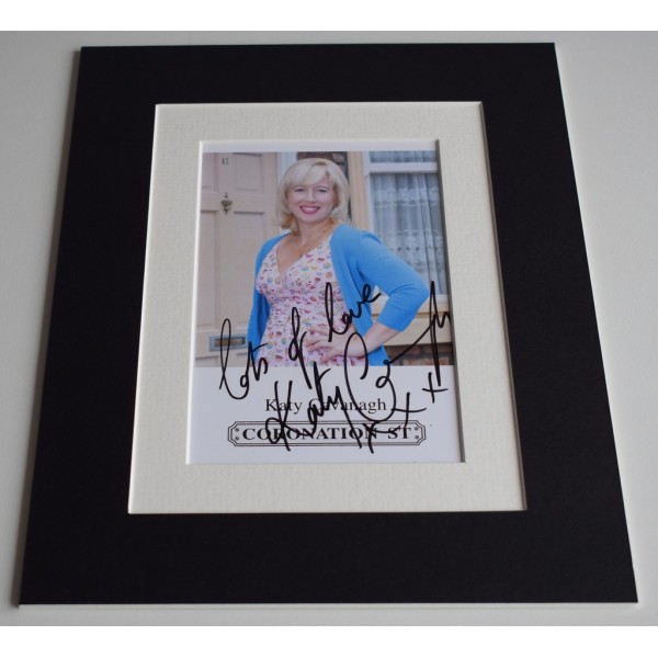 Katy Cavanagh Signed Autograph 10x8 photo display Coronation Street TV   AFTAL & COA Memorabilia PERFECT GIFT