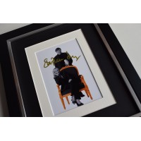 Stephen Fry SIGNED 10x8 FRAMED Photo Autograph Display QI Jeeves Wooster TV  AFTAL & COA Memorabilia PERFECT GIFT