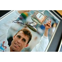 IVAN LENDL Signed FRAMED Photo Mount Autograph Display Tennis Memorabilia & COA      PERFECT GIFT 