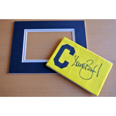 DAVE BEASANT Signed Captains Armband & free mount display WIMBLEDON PROOF COA & AFTAL Memorabilia CLEARANCE