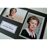 Penelope Wilton Signed Autograph A4 photo mount display Downton Abbey TV & COA  CLEARANCE SALE