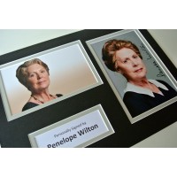 Penelope Wilton Signed Autograph A4 photo mount display Downton Abbey TV & COA  CLEARANCE SALE