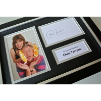 Chris Tarrant SIGNED A4 FRAMED Photo Autograph Display Tiswas TV Presenter & COA  CLEARANCE SALE