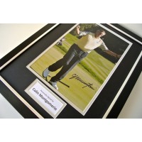 Colin Montgomerie SIGNED FRAMED Photo Mount Autograph 16x12 display Golf & COA