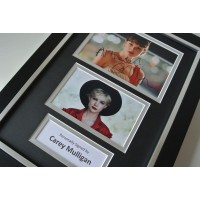 Carey Mulligan SIGNED A4 FRAMED Photo Autograph Display Film TV Actress & COA