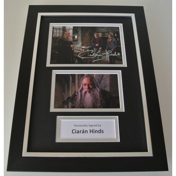 Ciaran Hinds SIGNED A4 FRAMED Photo Autograph Display Harry Potter Film & COA