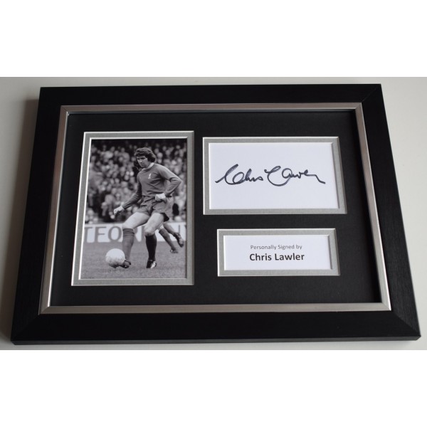 Chris Lawler Signed A4 FRAMED photo Autograph display Liverpool Football  AFTAL & COA  PERFECT GIFT 