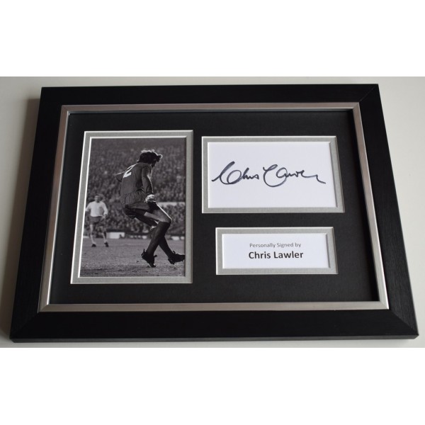 Chris Lawler Signed A4 FRAMED photo Autograph display Liverpool Football   AFTAL & COA  PERFECT GIFT 