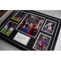 Andre Iniesta SIGNED Framed Photo Autograph Huge display Barcelona Football    Memorabilia AFTAL & COA  PERFECT GIFT 