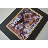 Allan Wells Signed Autograph 10x8 photo display Olympic Games 1980 Moscow & COA  clearance sale