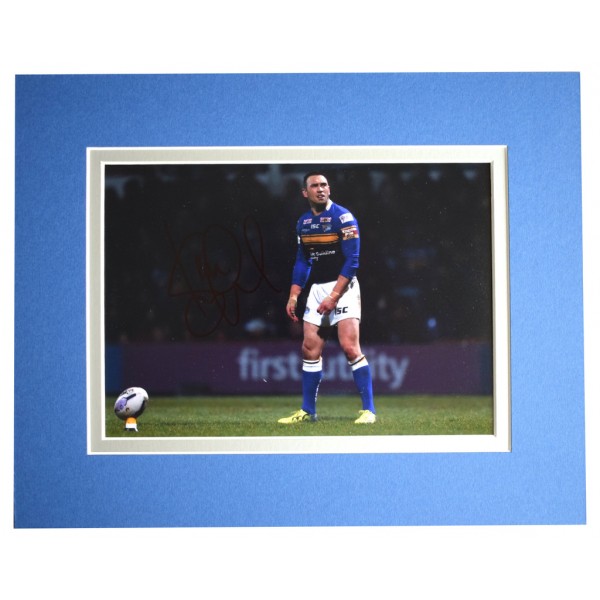 Kevin Sinfield Signed Autograph 10x8 photo display Leeds Rhinos Rugby League  AFTAL  COA Memorabilia PERFECT GIFT