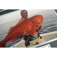 Robson Green SIGNED FRAMED Photo Autograph 16x12 display Extreme Fishing TV  Film AFTAL COA  Memorabilia PERFECT GIFT 