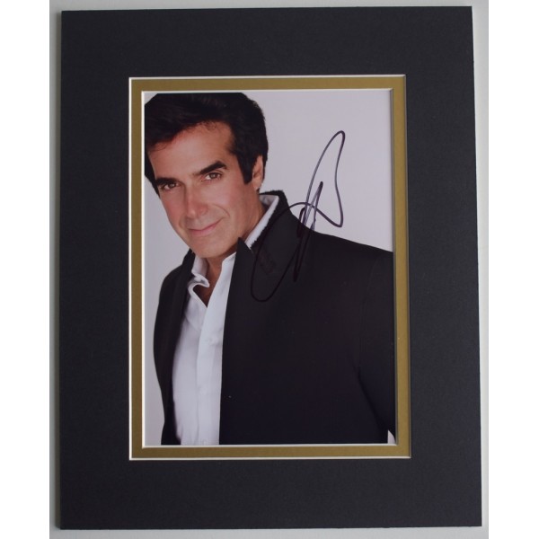 David Copperfield Signed Autograph 10x8 photo display TV magician  Memorabilia  AFTAL & COA PERFECT GIFT