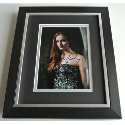 Sophie Turner SIGNED 10X8 FRAMED Photo Autograph Display TV Game of Thrones AFTAL & COA  FILM Memorabilia PERFECT GIFT 