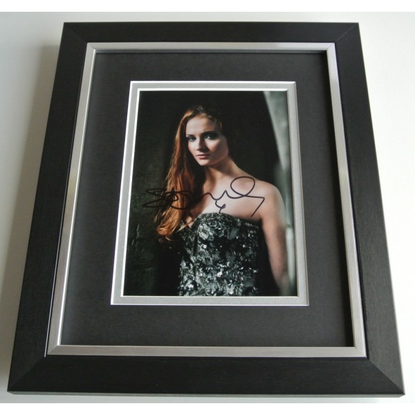 Sophie Turner SIGNED 10X8 FRAMED Photo Autograph Display TV Game of Thrones AFTAL & COA  FILM Memorabilia PERFECT GIFT 