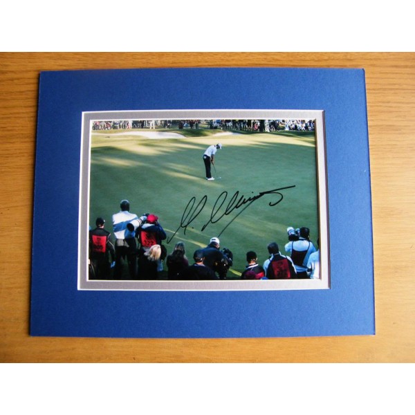 MARTIN KAYMER GENUINE HAND SIGNED AUTOGRAPH 10X8 PHOTO MOUNT RYDER CUP GOLF COA CLEARANCE SALE