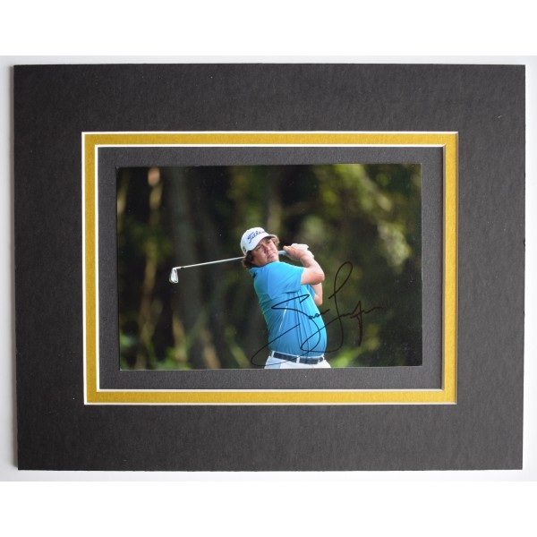 Jason Dufner Signed Autograph 10x8 photo display Golf Memorabilia AFTAL COA Perfect Gift Memorabilia	
