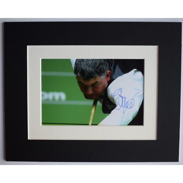 John Parrott Signed Autograph 10x8 photo mount display Snooker Sport AFTAL COA Perfect Gift Memorabilia	