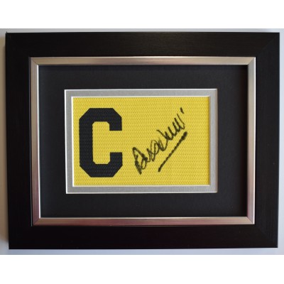 Alvin Martin Signed Framed Captains Armband Autograph Display West Ham AFTAL COA Perfect Gift Memorabilia