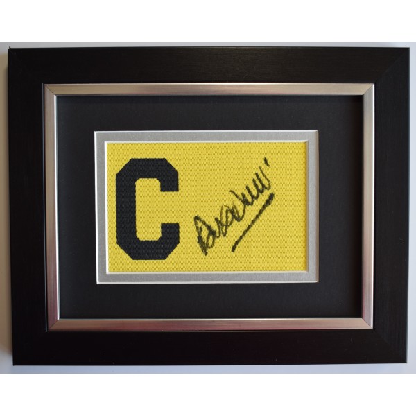 Alvin Martin Signed Framed Captains Armband Autograph Display West Ham AFTAL COA Perfect Gift Memorabilia