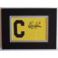 Dave Watson Signed Captains Armband & free mount display Sunderland AFTAL COA Perfect Gift Memorabilia		