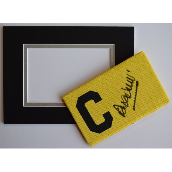 Alvin Martin Signed Captains Armband & free mount display West Ham Utd AFTAL COA Perfect Gift Memorabilia
