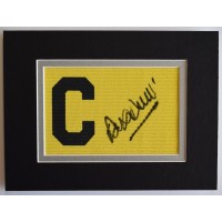 Alvin Martin Signed Captains Armband & free mount display West Ham Utd AFTAL COA Perfect Gift Memorabilia