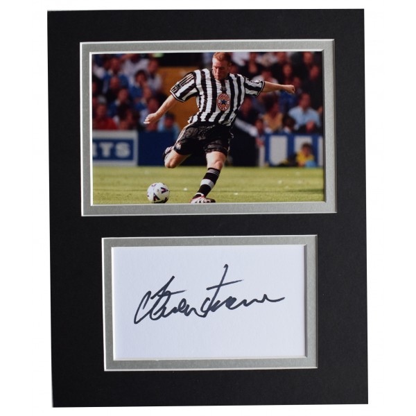 Steve Watson Signed Autograph 10x8 photo display Newcastle United AFTAL COA Perfect Gift Memorabilia
