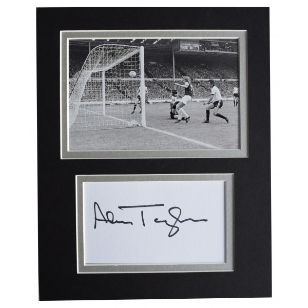Alan Taylor Signed Autograph 10x8 photo display West Ham Utd Football AFTAL COA  Perfect Gift Memorabilia		