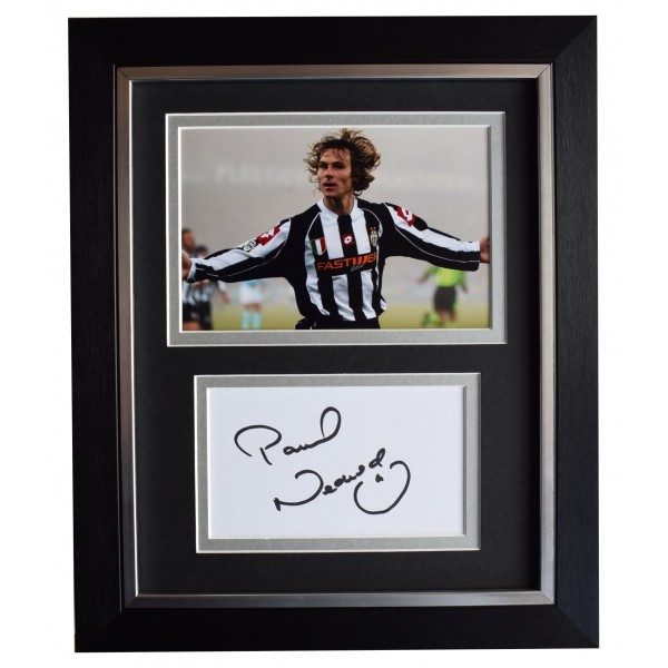 Pavel Nedved Signed 10x8 Framed Autograph Photo mount Display Juventus AFTAL COA Perfect Gift Memorabilia