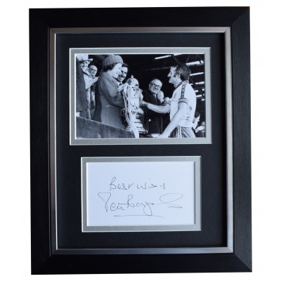 Peter Rodrigues Signed 10x8 Framed Autograph Photo Display Southampton AFTAL COA  Perfect Gift Memorabilia	